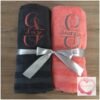 Embroidered split monogrammed towel - Image 3