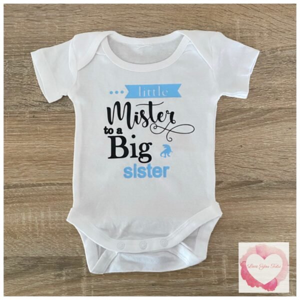 Little mister to big sister design