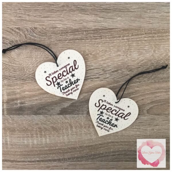 Teachers Heart decoration - Image 2
