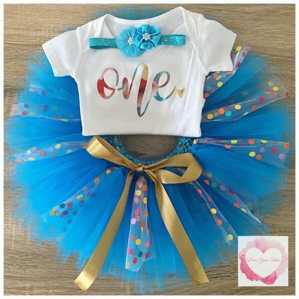 One first birthday set size 0- ready to ship