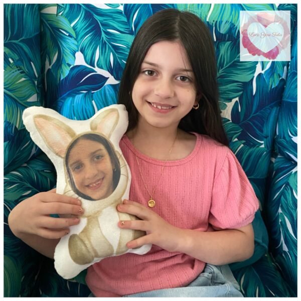 My face bunny pillow