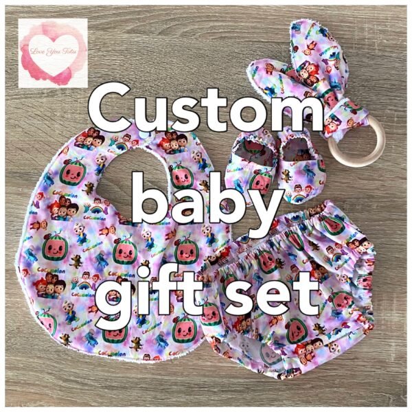 *Custom baby gift set