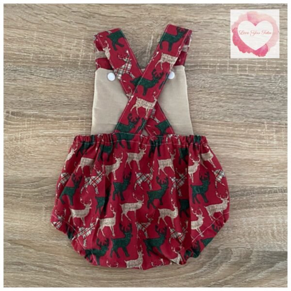 Deer romper size 0-3 mths -ready to ship - Image 2