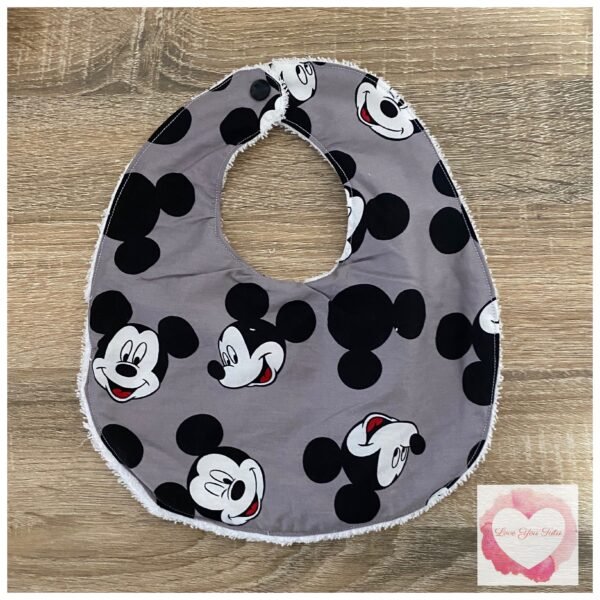 Mouse-boy bib -ready to ship