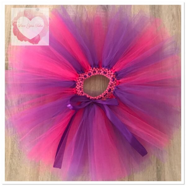 Purple & Fuchsia short Tutu skirt