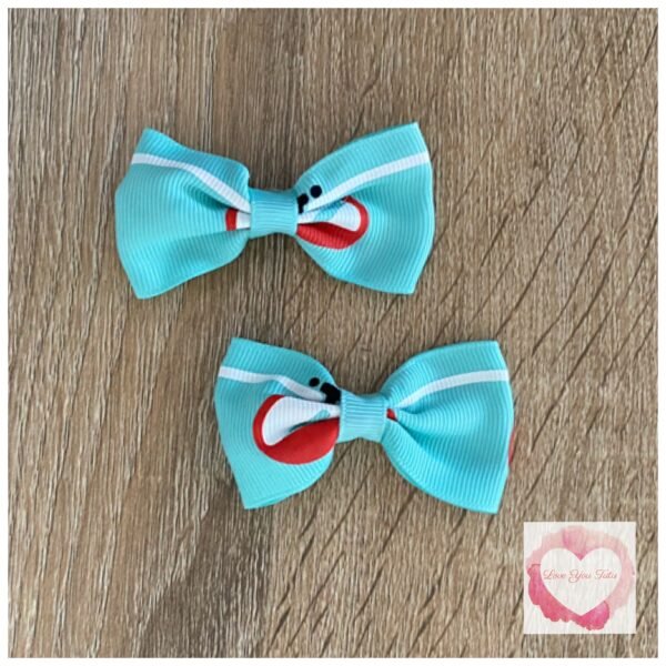 Christmas Bow hair clip sets - Image 9