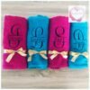 Embroidered split monogrammed towel - Image 2