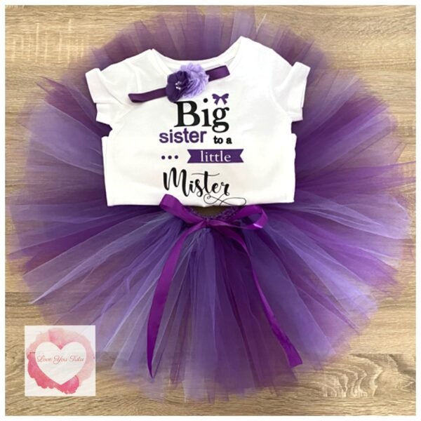 Big sister to little mister tutu set