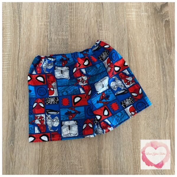 Spiderman shorts size 4- ready to ship