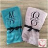 Embroidered split monogrammed towel - Image 9