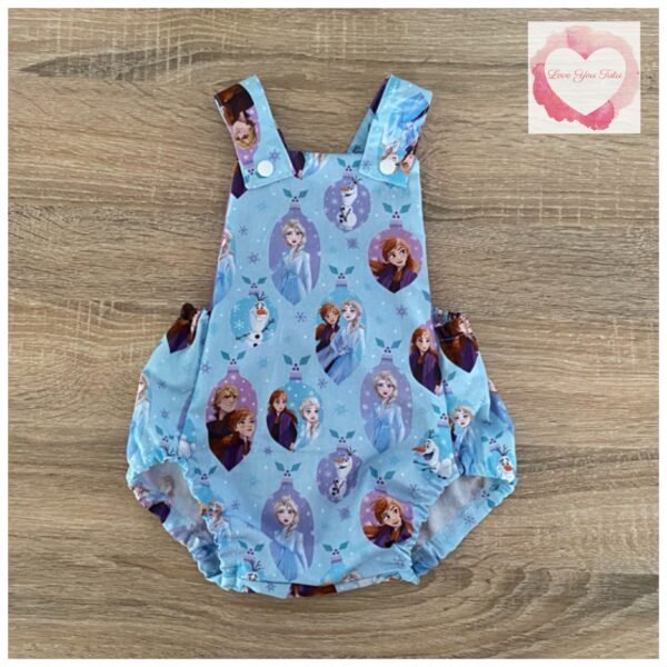 Frozen Christmas romper size 6-9 mths -ready to ship