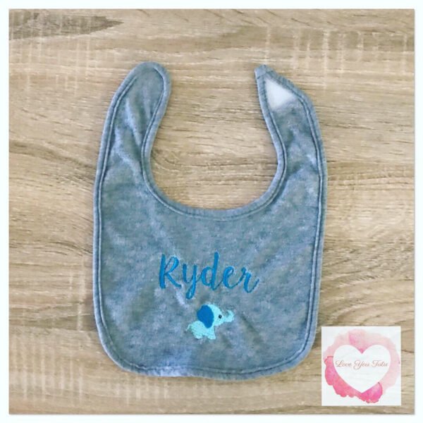 Monogrammed baby bib - Image 12