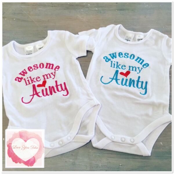 Embroidered Aunty design