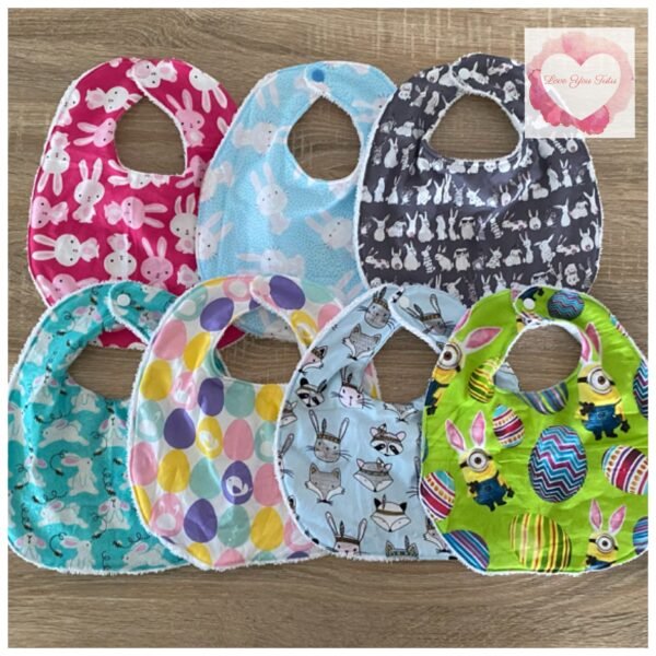 Easter bibs -ready to ship