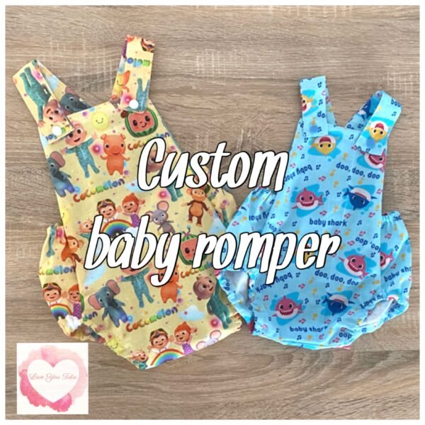 *Custom baby romper