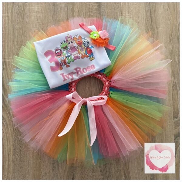 Personalised Muppet babies tutu set