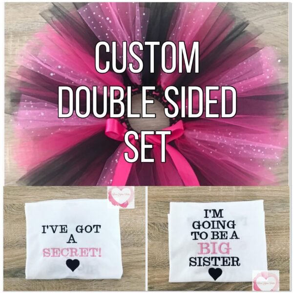 *Custom tutu set (double sided design)