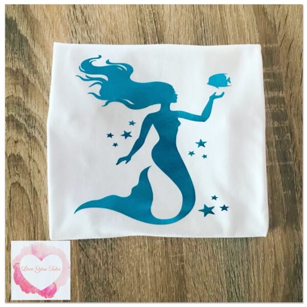 Silhouette mermaid design